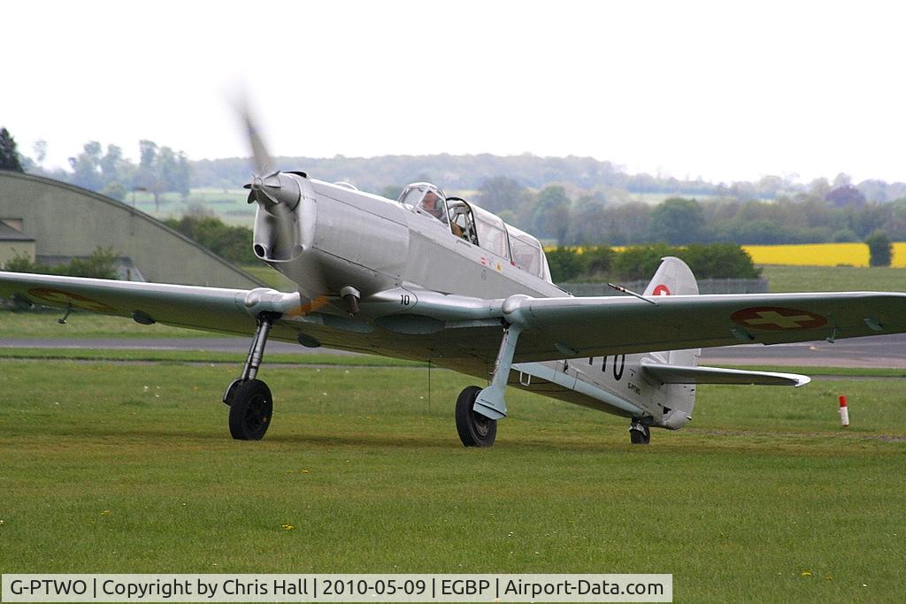 G-PTWO, 1946 Pilatus P2-05 C/N 600-30, at the Great Vintage Flying Weekend