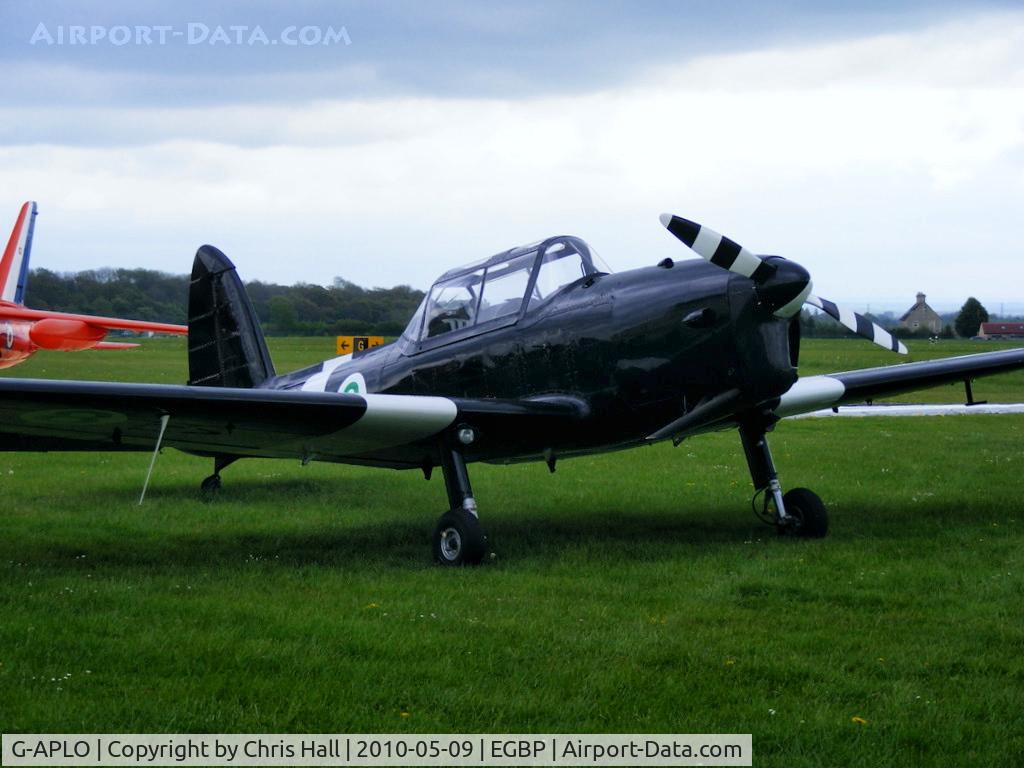 G-APLO, 1950 De Havilland DHC-1 Chipmunk T.10 C/N C1/0144, at the Great Vintage Flying Weekend