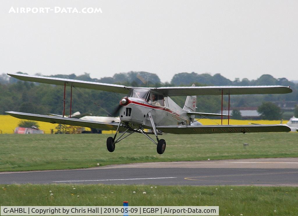 G-AHBL, 1936 De Havilland DH.87B Hornet Moth C/N 8135, at the Great Vintage Flying Weekend