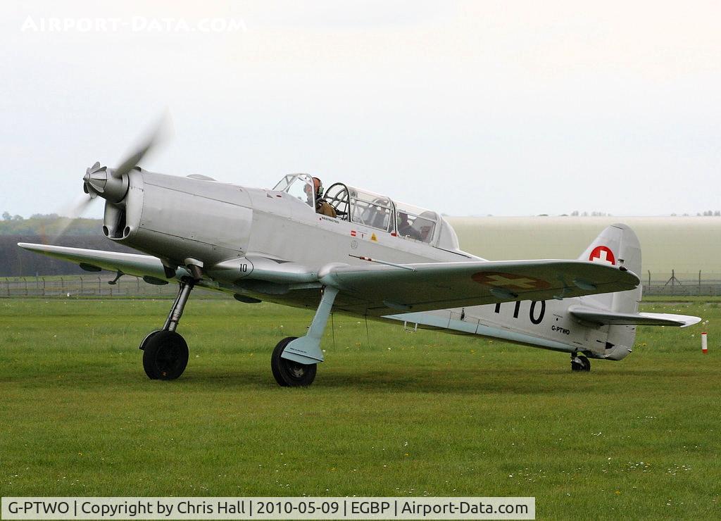 G-PTWO, 1946 Pilatus P2-05 C/N 600-30, at the Great Vintage Flying Weekend
