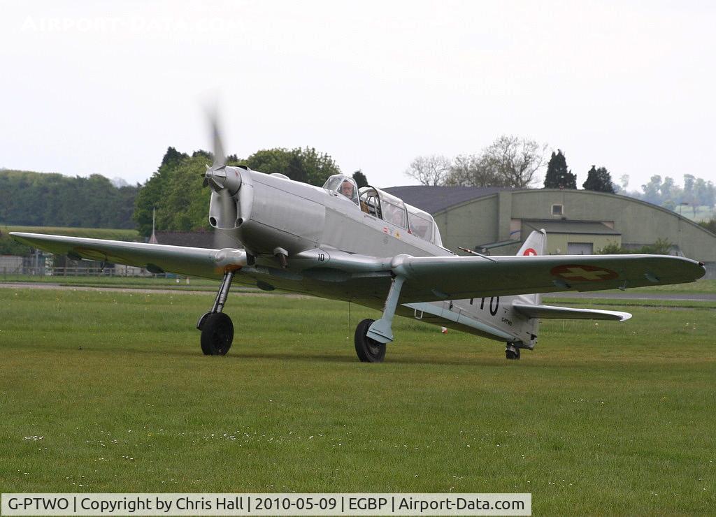 G-PTWO, 1946 Pilatus P2-05 C/N 600-30, at the Great Vintage Flying Weekend