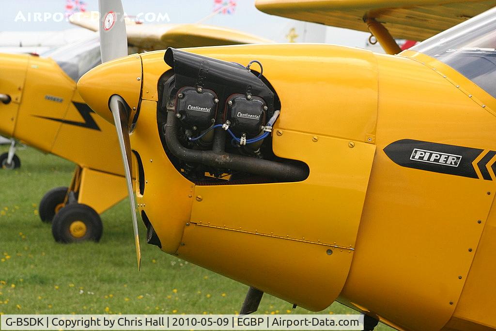 G-BSDK, 1941 Piper J-5A Cub Cruiser Cub Cruiser C/N 5-175, at the Great Vintage Flying Weekend