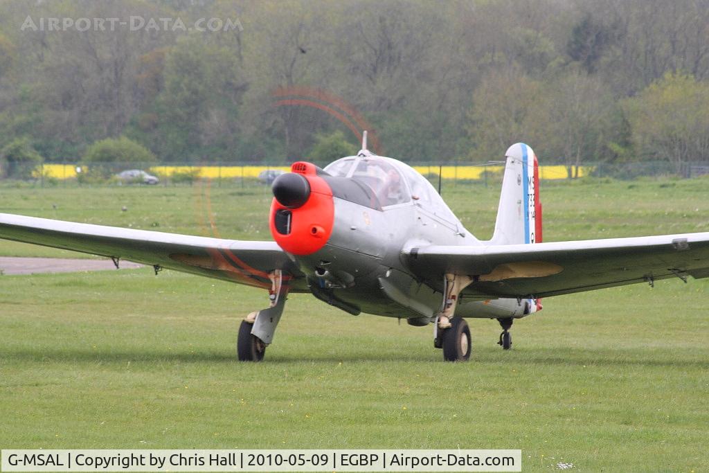 G-MSAL, 1956 Morane-Saulnier MS-733 Alcyon C/N 143, at the Great Vintage Flying Weekend