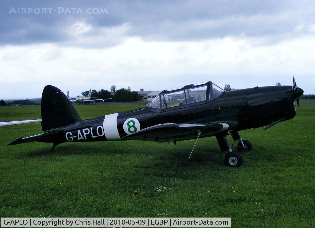 G-APLO, 1950 De Havilland DHC-1 Chipmunk T.10 C/N C1/0144, at the Great Vintage Flying Weekend
