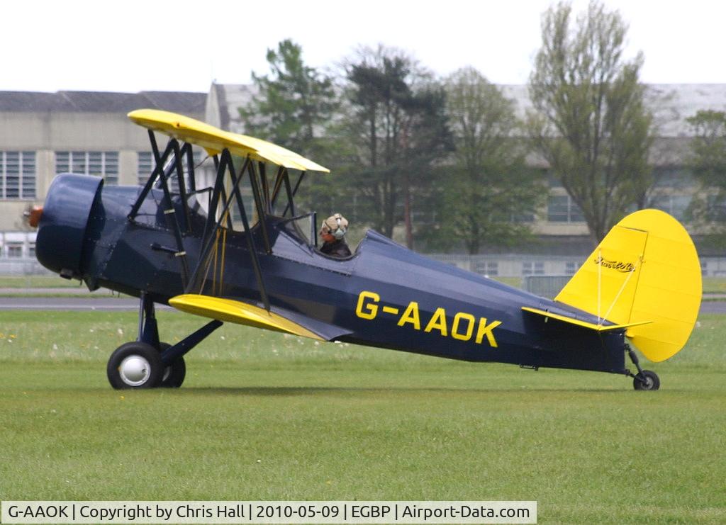 G-AAOK, 1929 Curtiss-Wright Travel Air 12Q C/N 2026, at the Great Vintage Flying Weekend