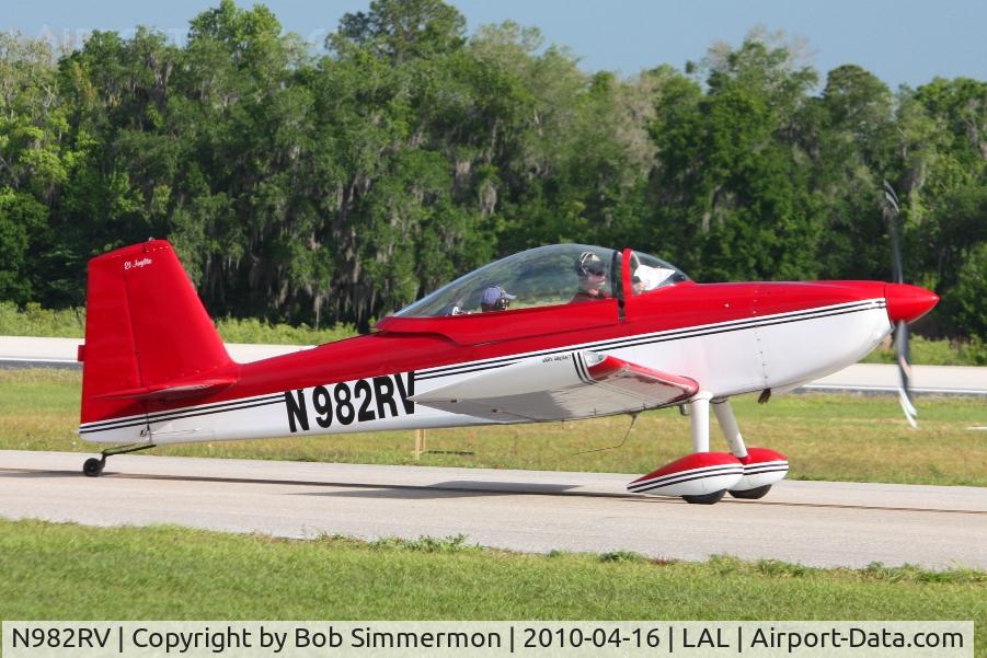 N982RV, 1998 Vans RV-8 C/N 80087, Sun N Fun 2010