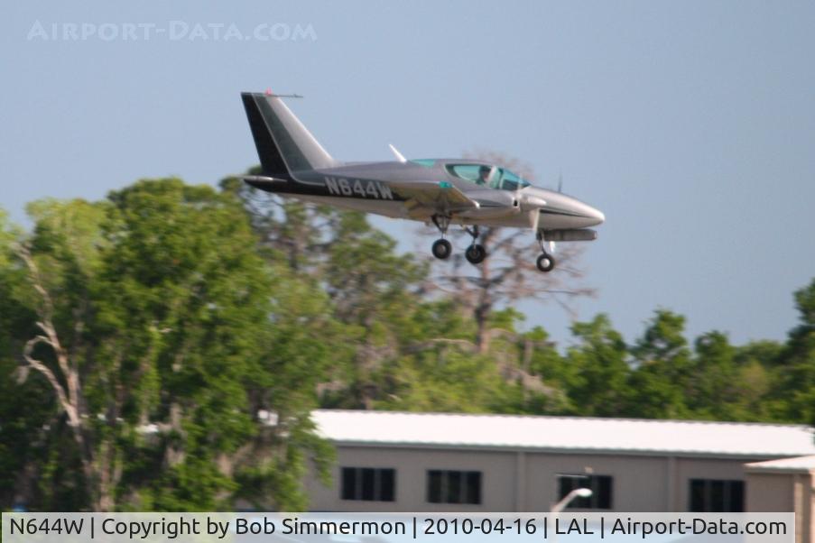 N644W, 1967 Wing D-1 Derringer C/N 3, Arriving at Lakeland, FL during Sun N Fun 2010.
