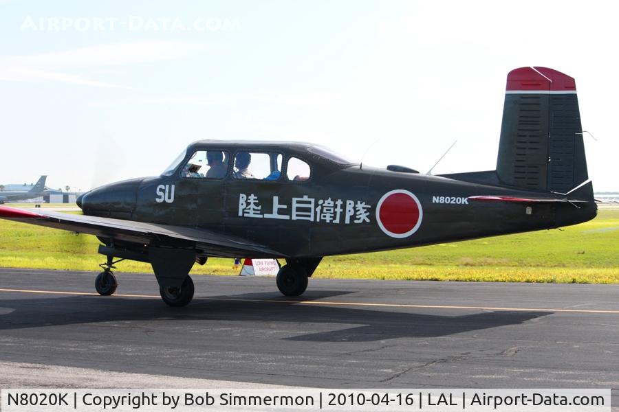 N8020K, 1955 Fuji LM-1 Nikko C/N LM-14, Departing Lakeland, FL during Sun N Fun 2010