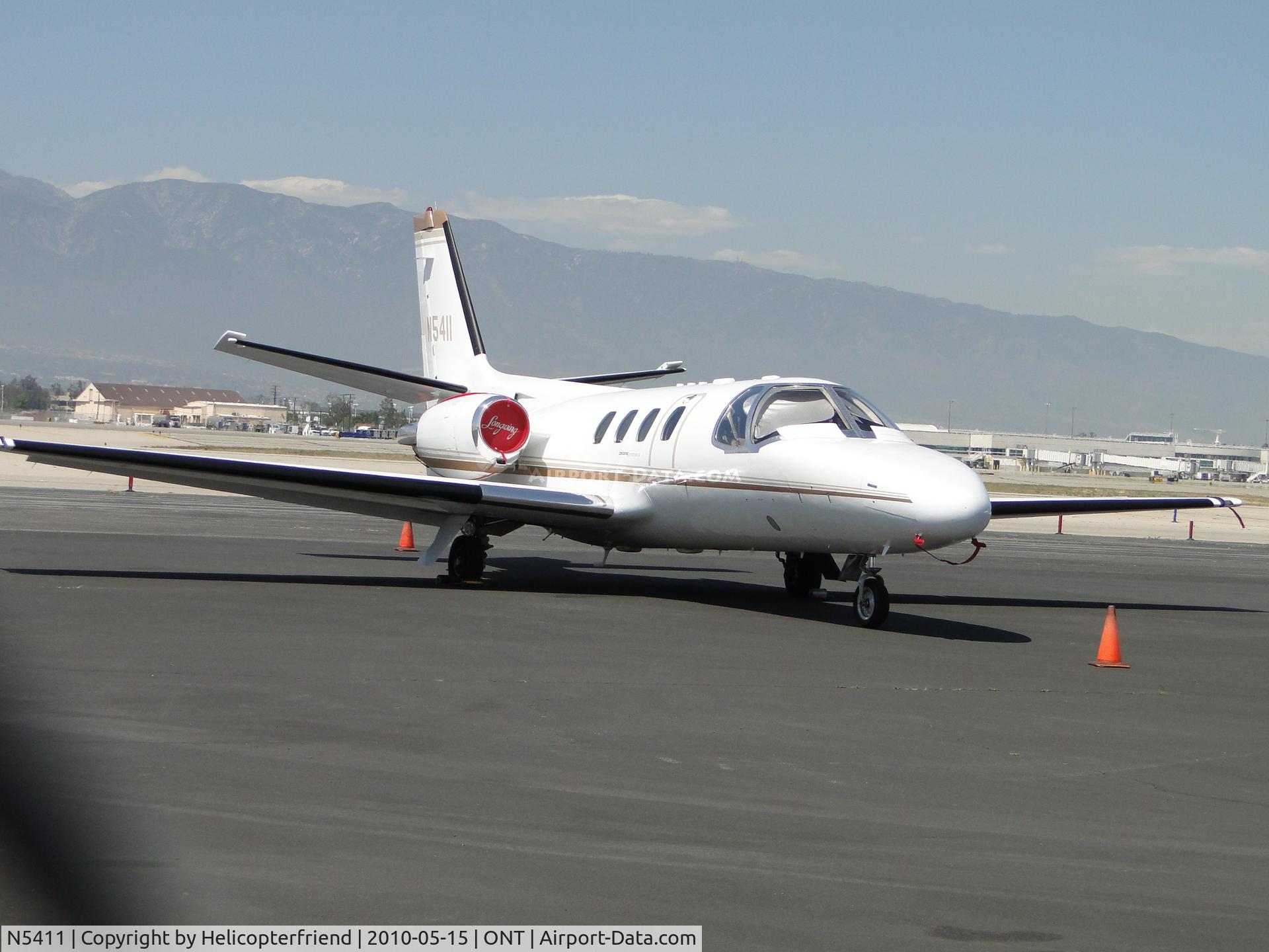 N5411, 1981 Cessna 501 Citation I/SP C/N 501-0225, Parked at Ontario