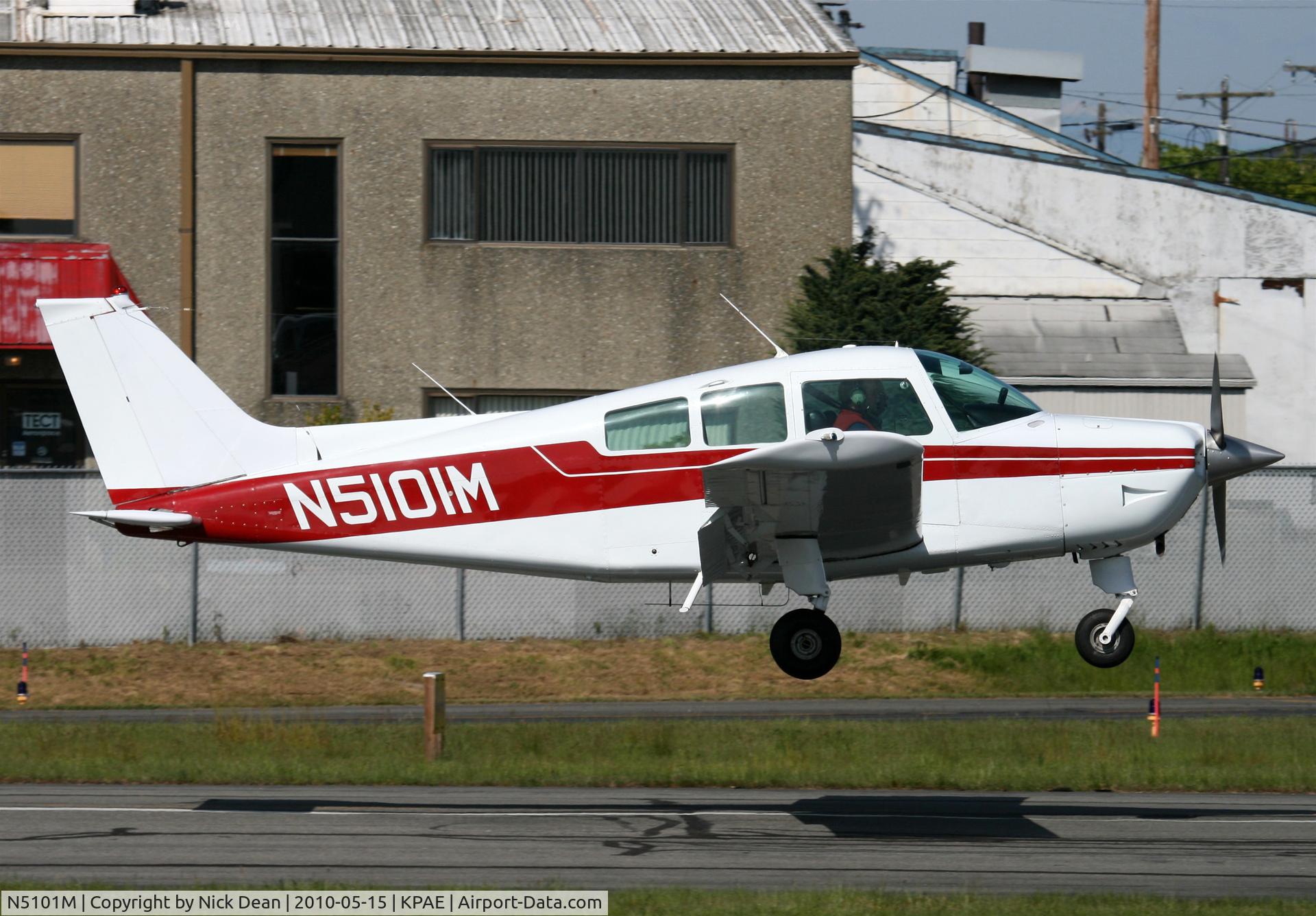N5101M, 1978 Beech C23 Sundowner 180 C/N M-2033, KPAE
