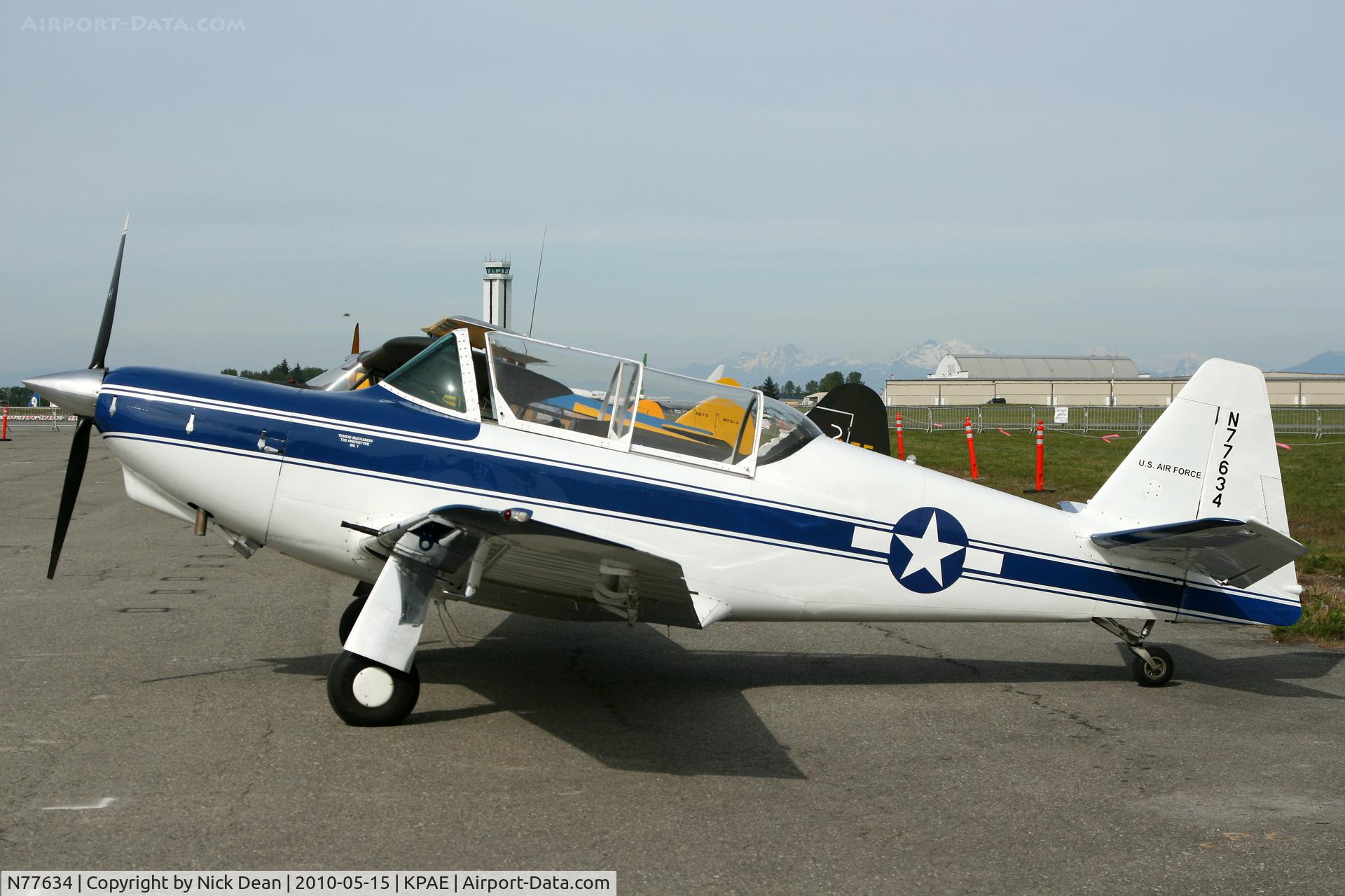 N77634, 1948 Temco TE-1A C/N 6001, KPAE