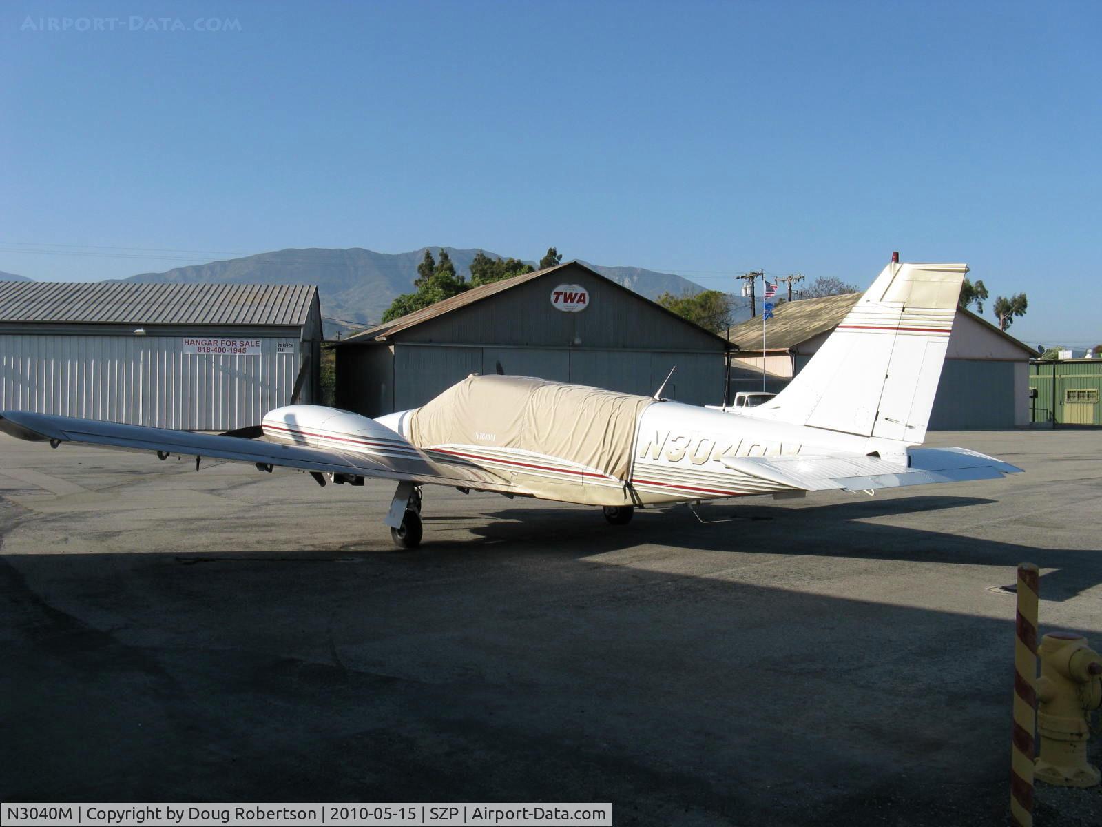N3040M, 1979 Piper PA-34-200T Seneca II C/N 34-7970105, 1979 Piper PA-34-200T SENECA II, two Continental TSIO-360-E 200 Hp each, turbo-charged, counter-rotating props