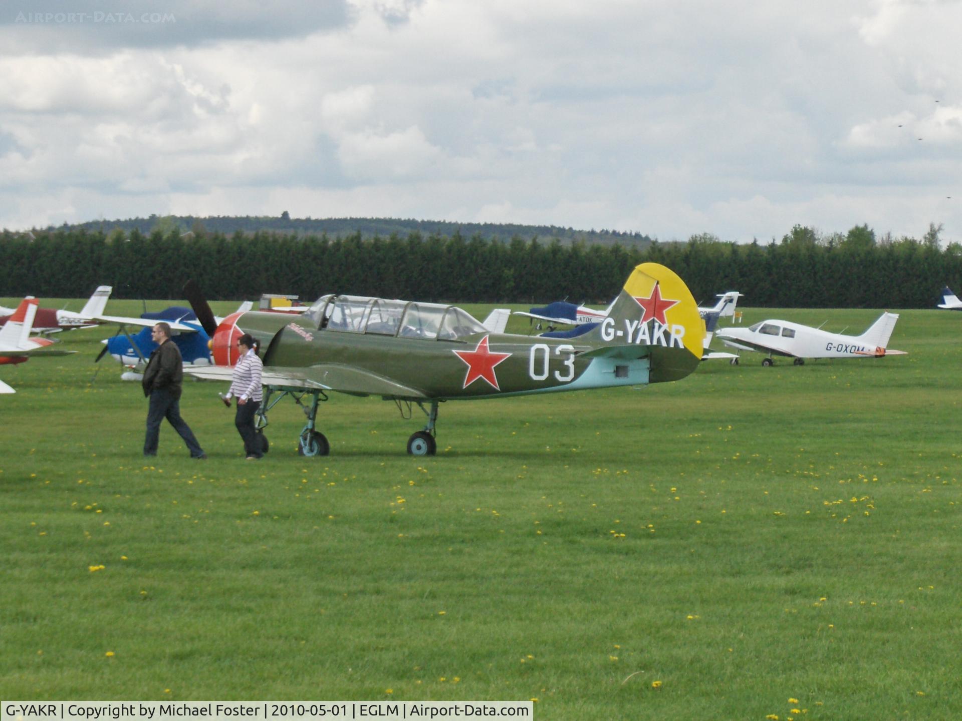 G-YAKR, 1989 Bacau Yak-52 C/N 899803, At White Waltham