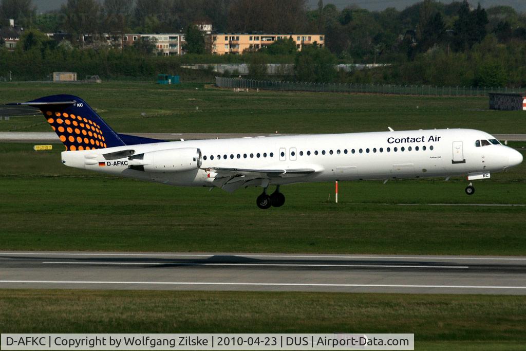 D-AFKC, 1996 Fokker 100 (F-28-0100) C/N 11496, visitor