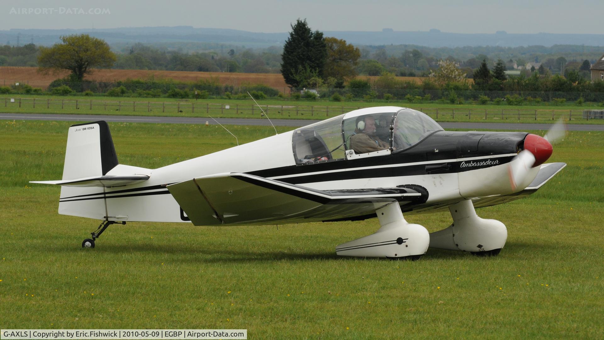 G-AXLS, 1959 Jodel DR-105A Ambassadeur C/N 86, 3. G-AXLS at Kemble Airport (Great Vintage Flying Weekend)