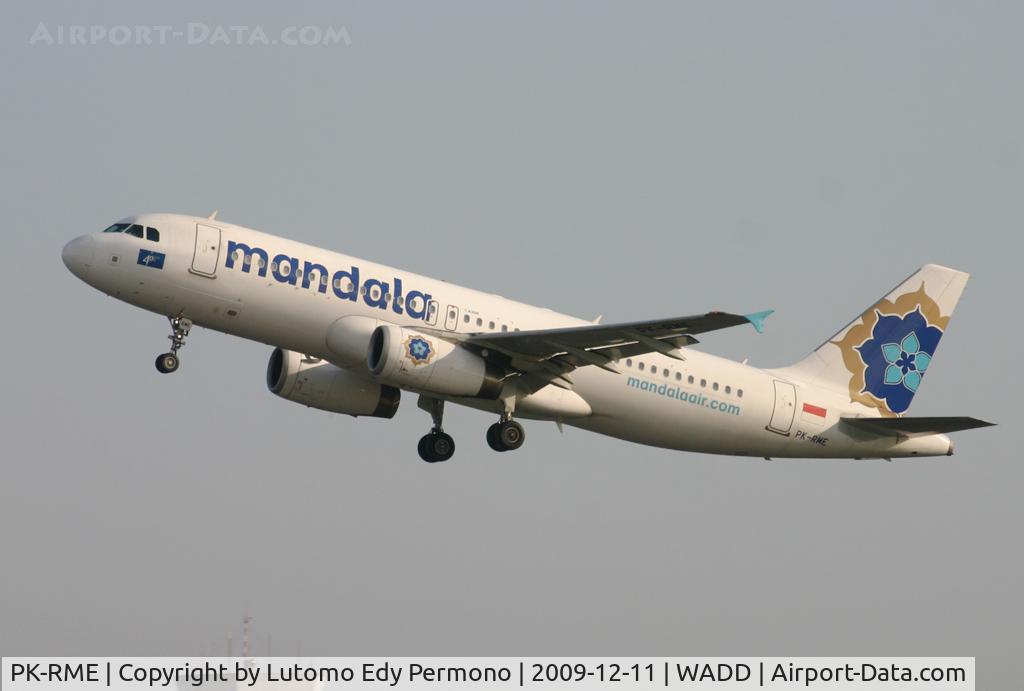 PK-RME, 2007 Airbus A320-232 C/N 3264, Mandala Airlines