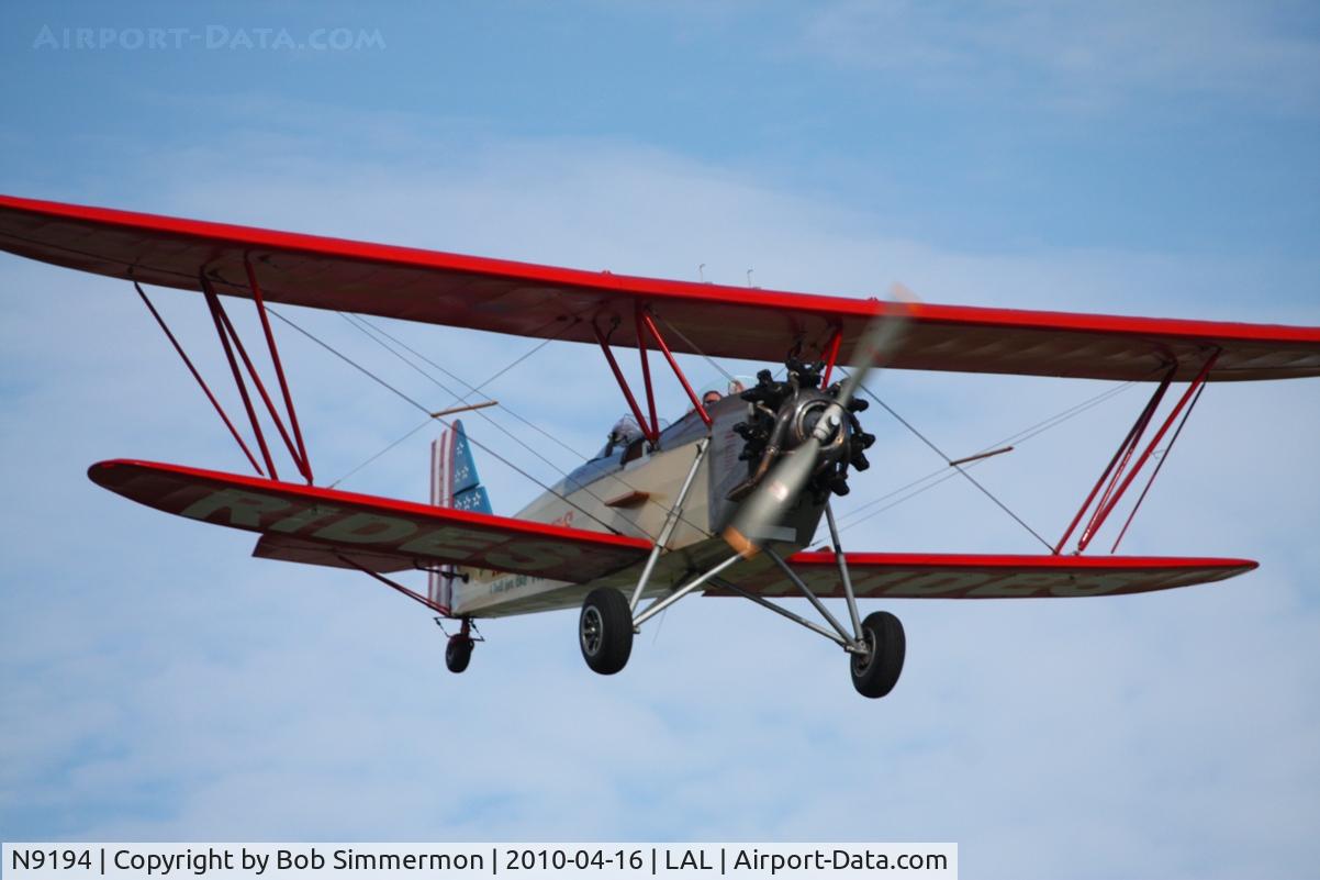 N9194, 1929 New Standard D-25 C/N 133, Taking rides at Sun N Fun 2010 - Lakeland, Florida