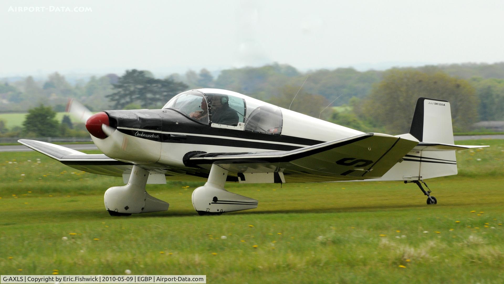 G-AXLS, 1959 Jodel DR-105A Ambassadeur C/N 86, 3. G-AXLS at Kemble Airport (Great Vintage Flying Weekend)