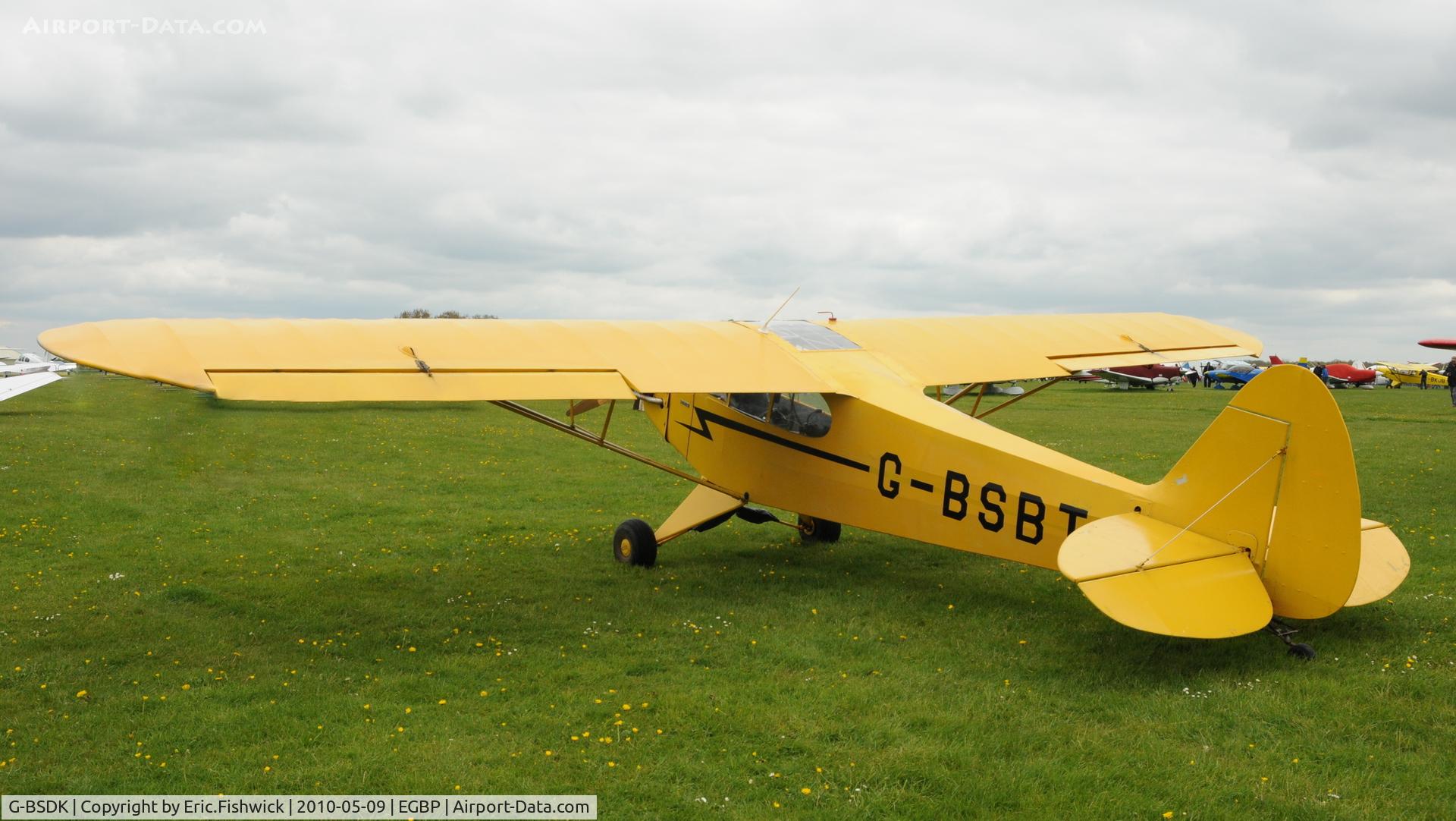 G-BSDK, 1941 Piper J-5A Cub Cruiser Cub Cruiser C/N 5-175, 1. G-BSDK at Kemble Airport (Great Vintage Flying Weekend)
