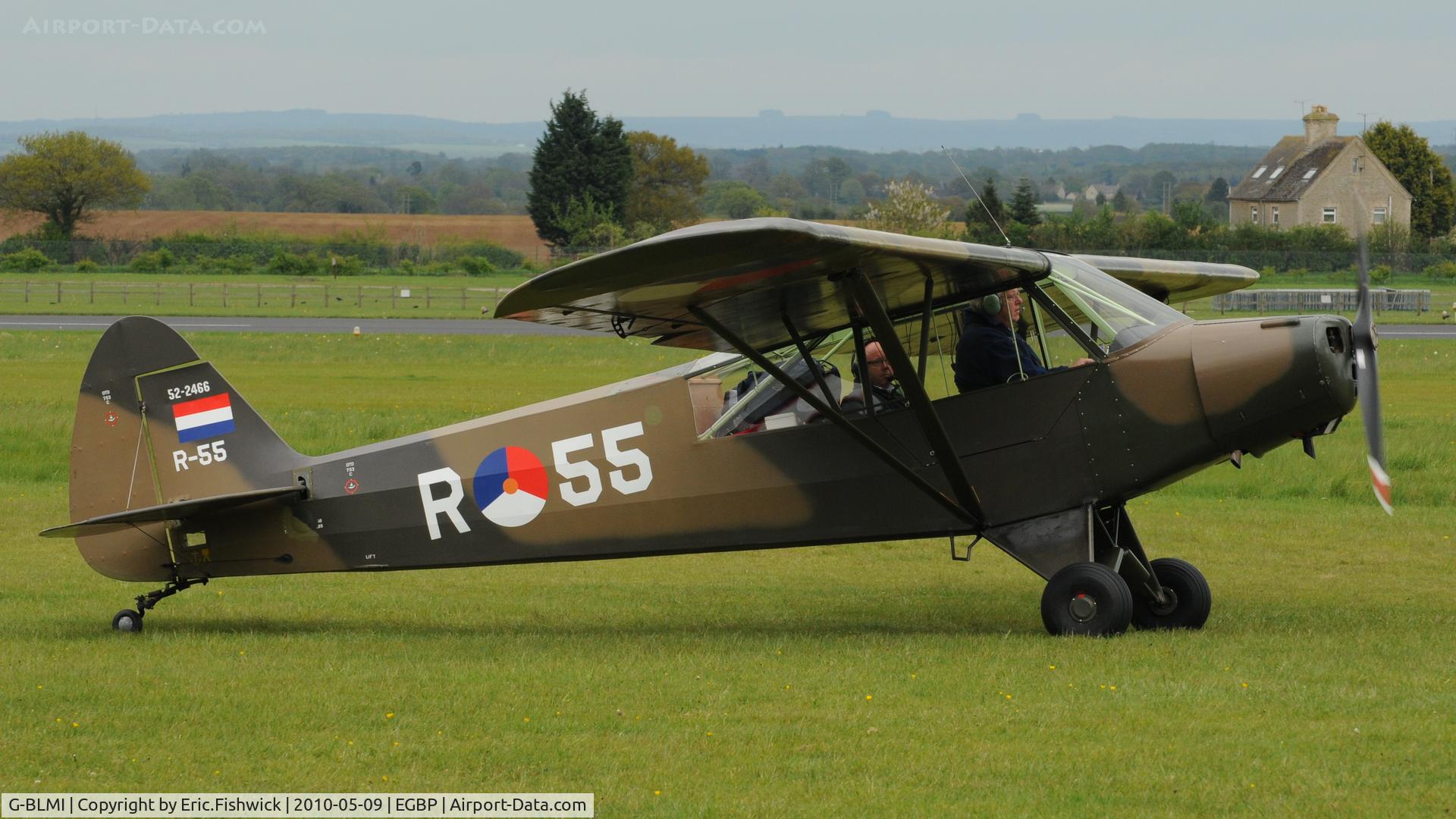 G-BLMI, 1952 Piper L-18C Super Cub (PA-18-95) C/N 18-2066, 2. G-BLMI at Kemble Airport (Great Vintage Flying Weekend)