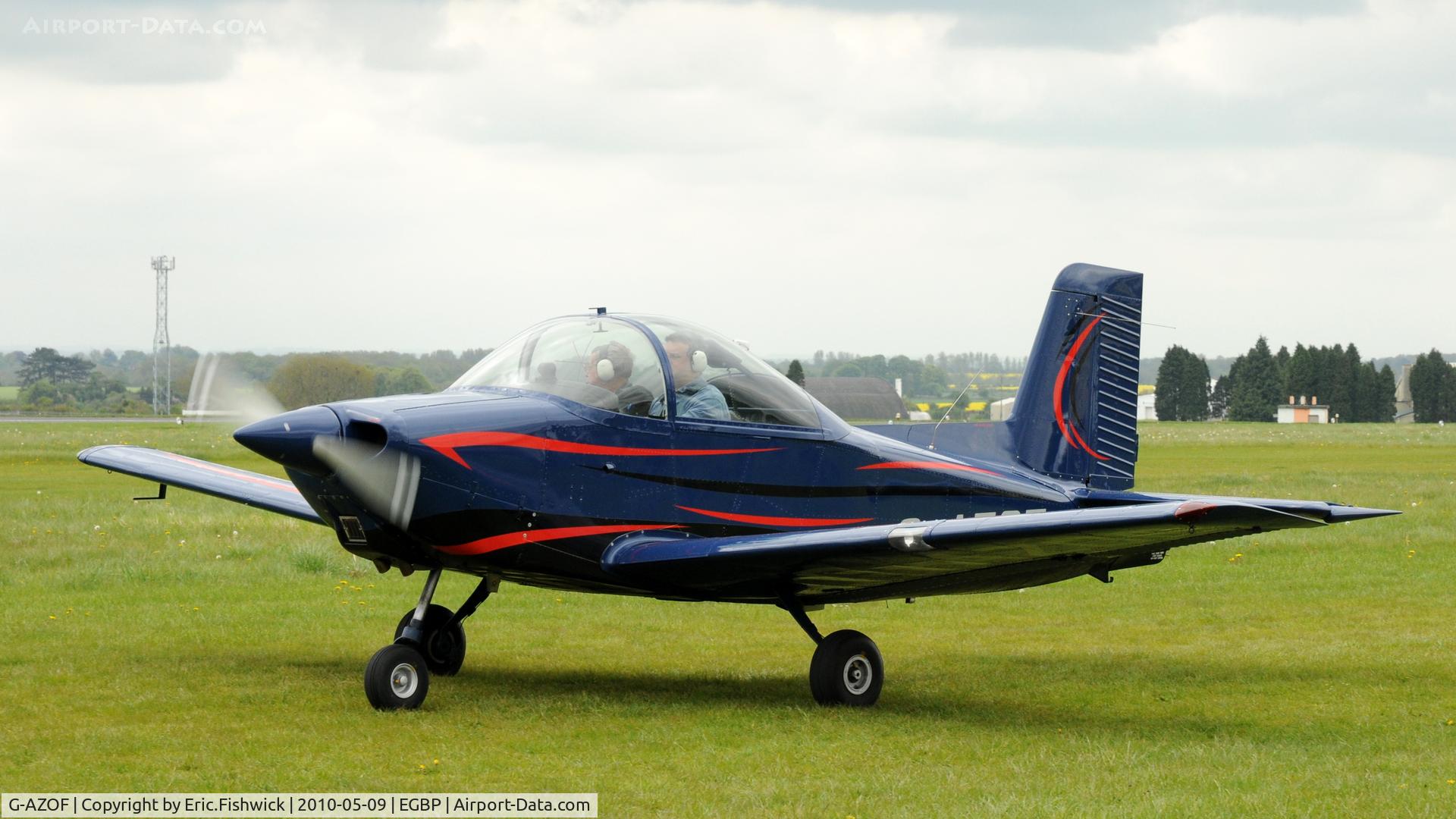G-AZOF, 1972 AESL Glos-Airtourer Super 150/T5 C/N A549, 3. G-AZOF at Kemble Airport (Great Vintage Flying Weekend)