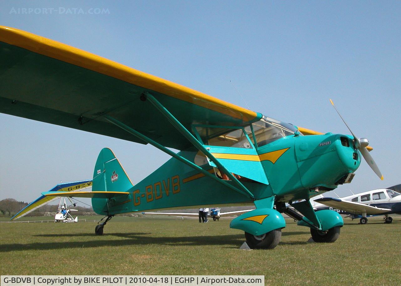 G-BDVB, 1948 Piper PA-17 Vagabond C/N 15-229, NICE VAGABOND