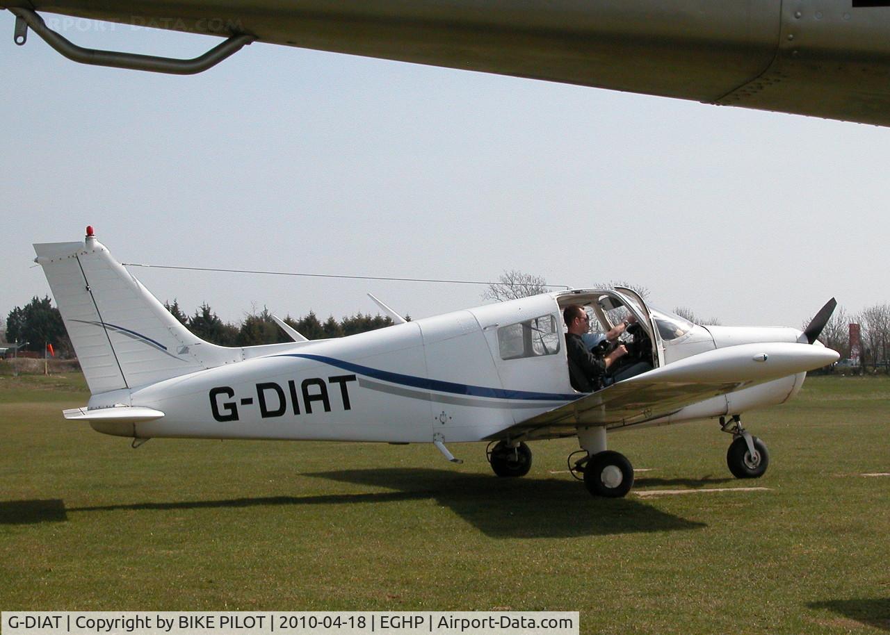 G-DIAT, 1974 Piper PA-28-140 Cherokee Cruiser C/N 28-7425322, VISITING CHEROKEE