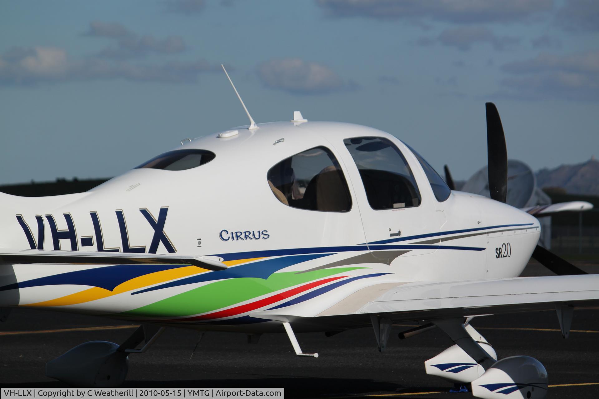 VH-LLX, 2004 Cirrus SR20 C/N 1389, Generations In Jazz wekend 2010