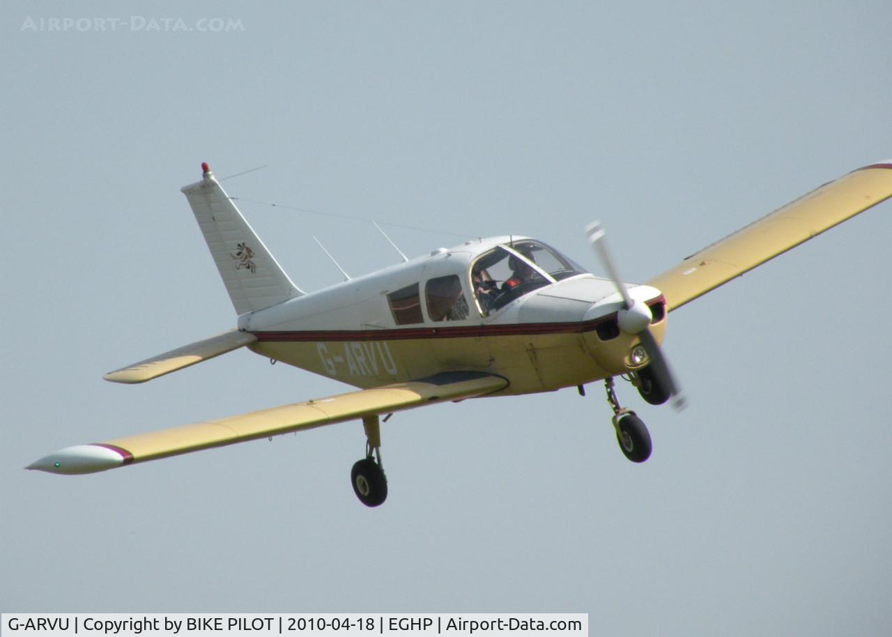 G-ARVU, 1962 Piper PA-28-160 Cherokee Cherokee C/N 28-410, FINALS RWY 26