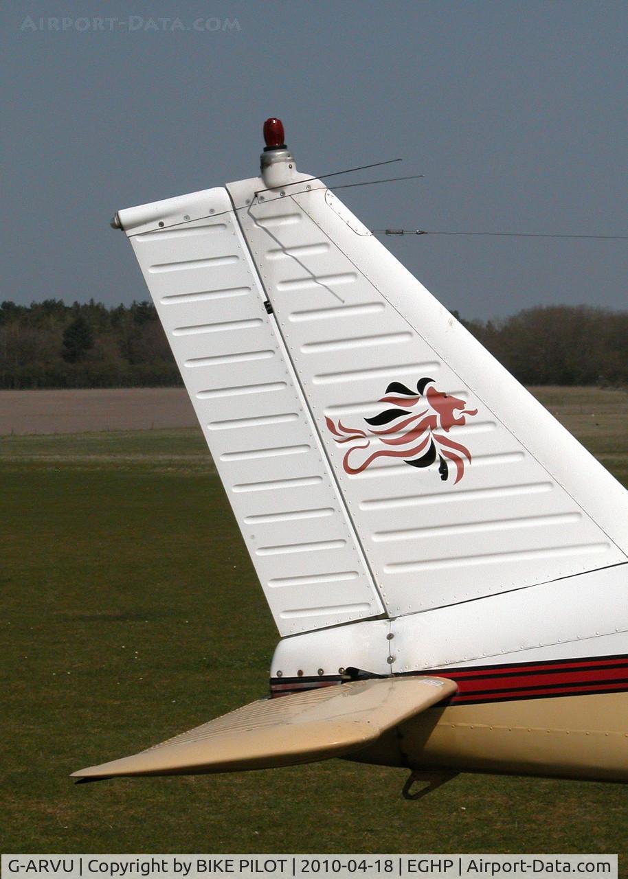 G-ARVU, 1962 Piper PA-28-160 Cherokee Cherokee C/N 28-410, VISITING CHEROKEE