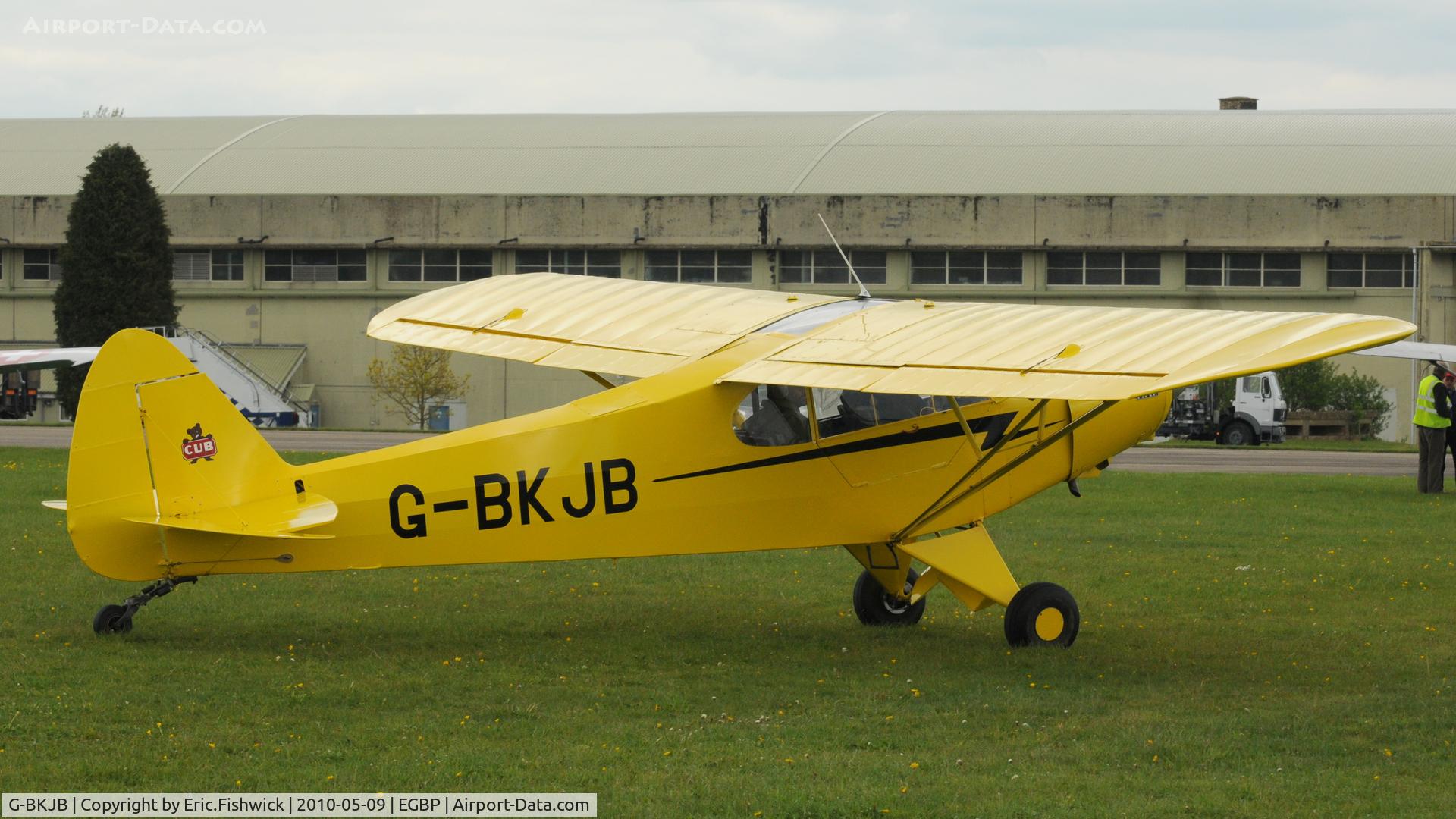 G-BKJB, 1950 Piper L-21A Super Cub (PA-18-125) C/N 18-574, 2. G-BKJB at Kemble Airport (Great Vintage Flying Weekend)