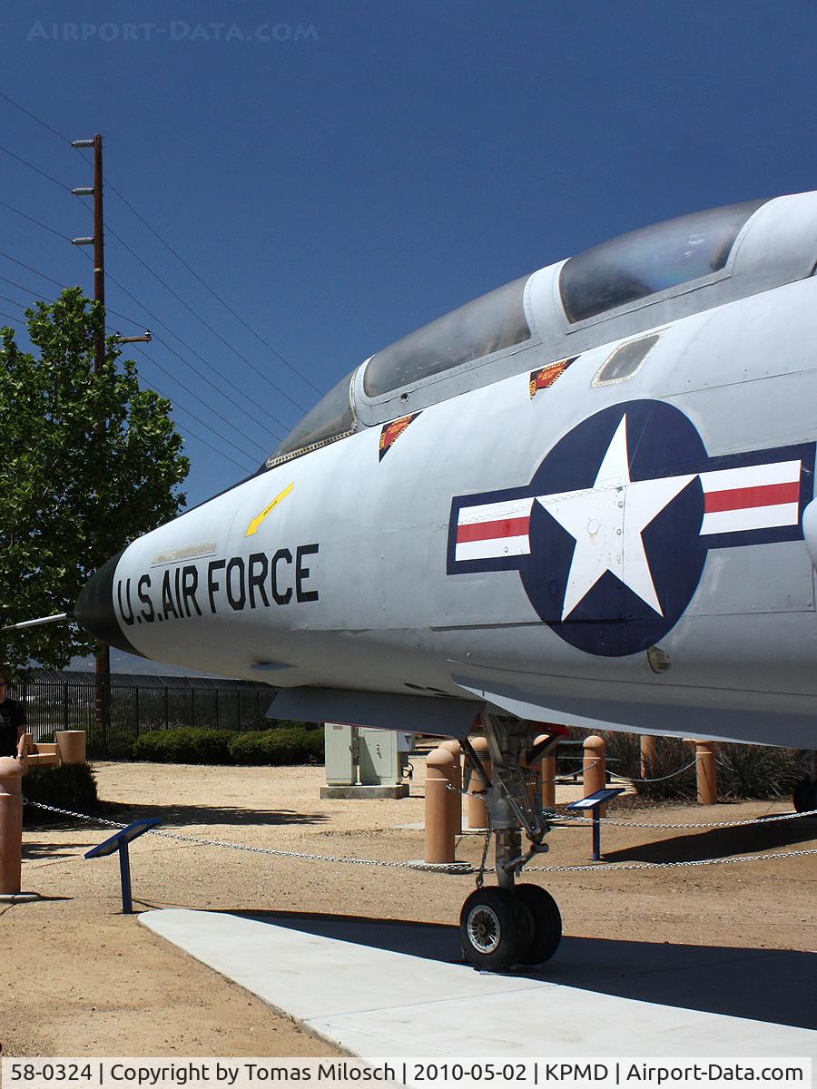 58-0324, 1958 McDonnell F-101F-111-MC Voodoo C/N 696, 