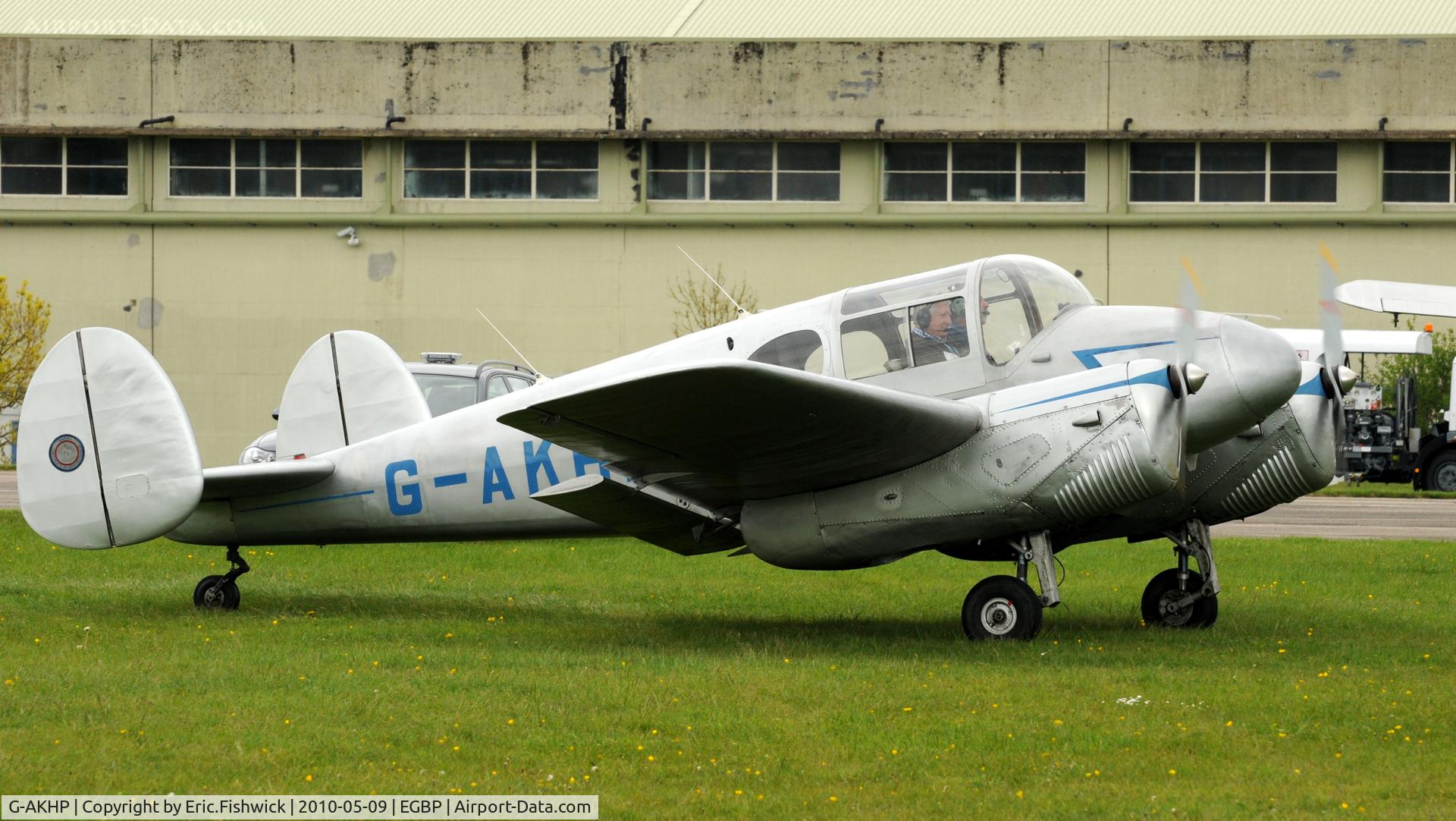 G-AKHP, 1947 Miles M65 Gemini 1A C/N 6519, 2. G-AKHP at Kemble Airport (Great Vintage Flying Weekend)