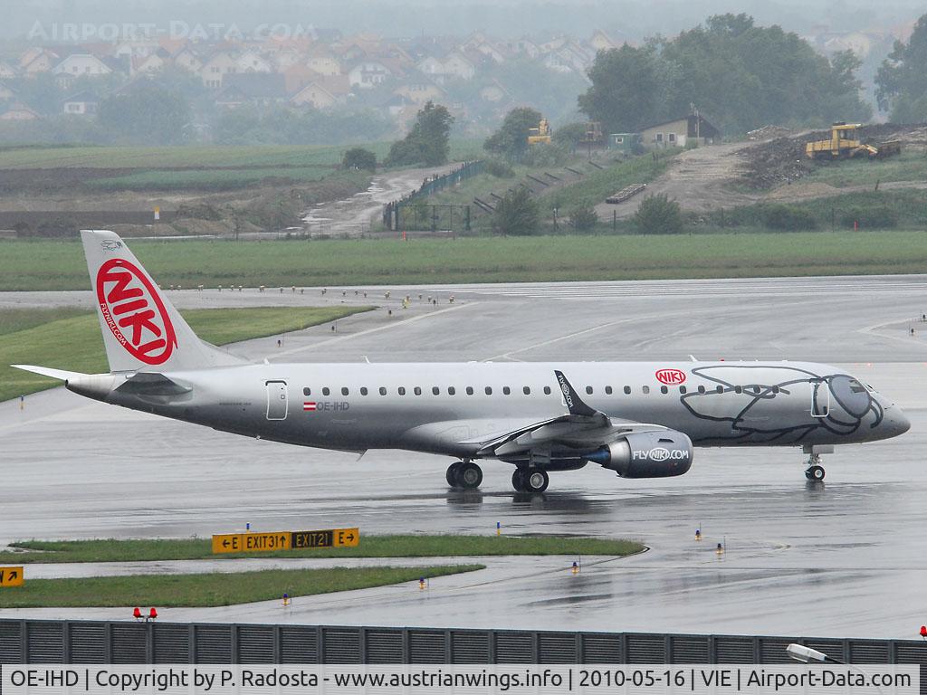 OE-IHD, 2010 Embraer E190 (ERJ-190-100) C/N 19000354, NIKI's newest Embraer E 190 - probably one of the first pictures of this plane