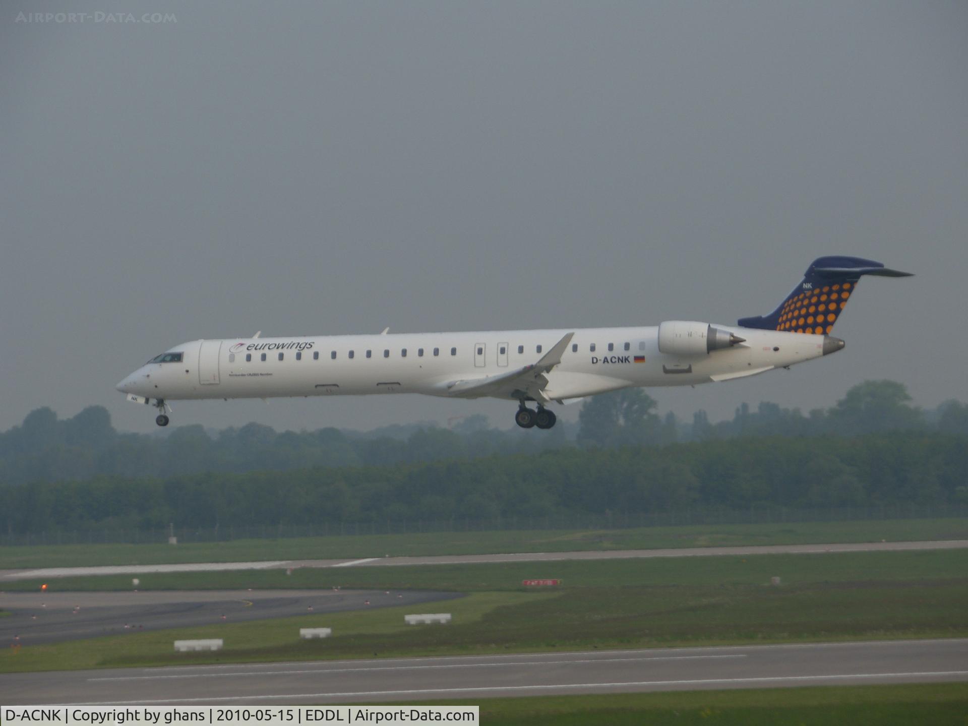 D-ACNK, 2010 Bombardier CRJ-900LR (CL-600-2D24) C/N 15251, Flying for Eurowing in Lufthansa Regional colors landing at rw23L