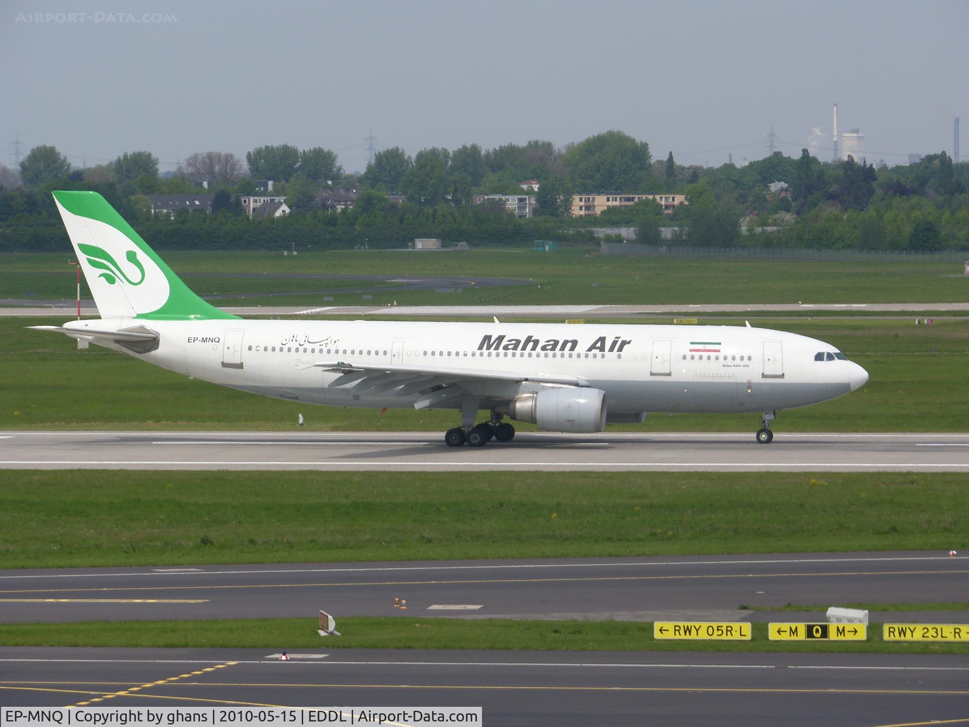 EP-MNQ, 1989 Airbus A300B4-603 C/N 553, Starting on rw 05R for a flight to Iran
