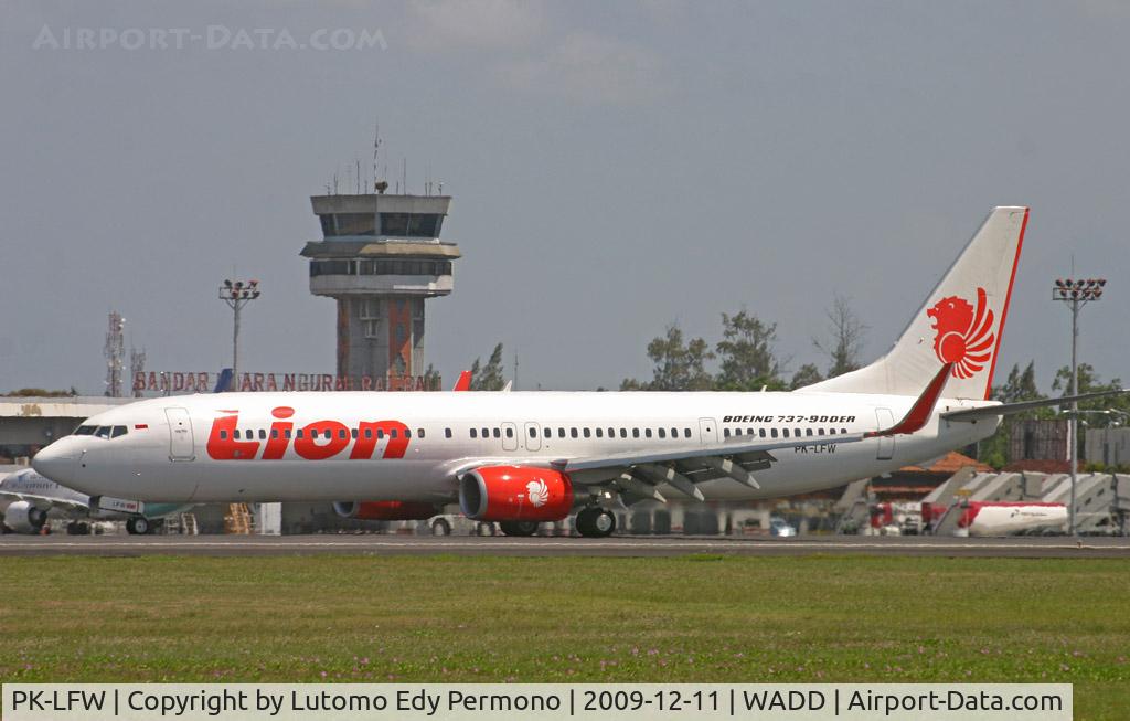 PK-LFW, 2009 Boeing 737-90GPER C/N 35724, Lion Inter