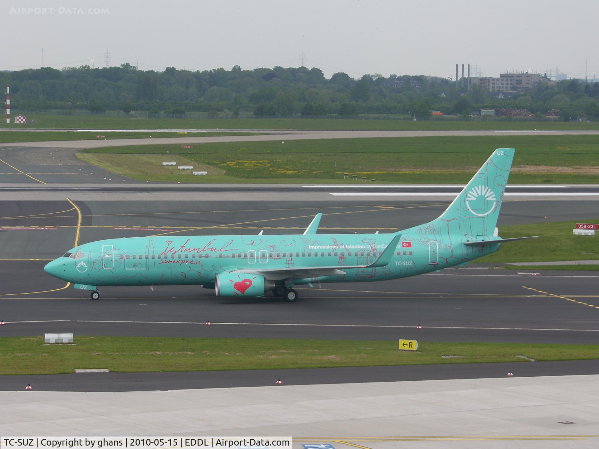 TC-SUZ, 2008 Boeing 737-8HX C/N 29649, Sunexpress is promoting Istanbul with this special livery