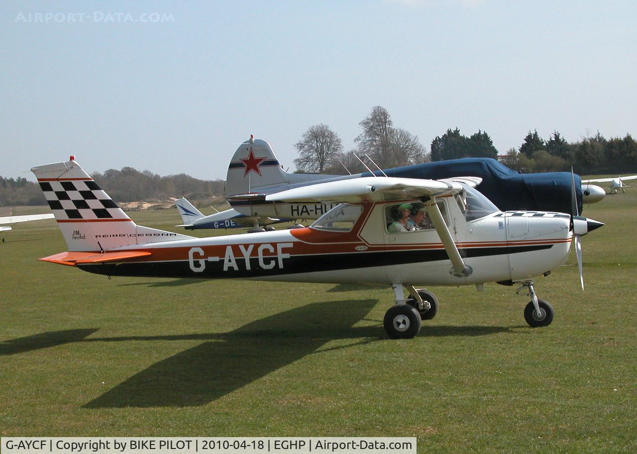 G-AYCF, 1970 Reims FA150K Aerobat C/N 0055, LOCAL AEROBAT