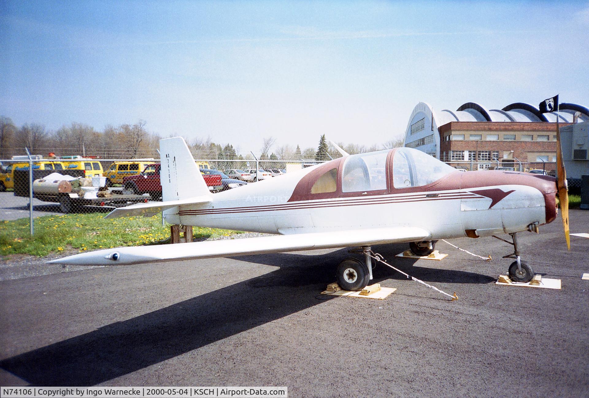 N74106, 1947 Strat M-21 C/N 101, Strat M-21 at the Empire State Aerosciences Museum, Schenectady NY