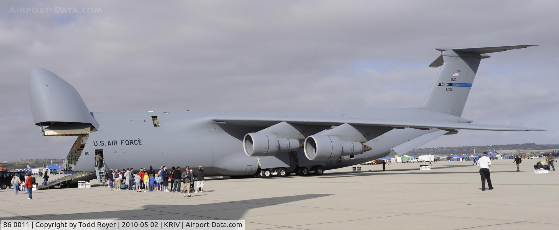 86-0011, 1986 Lockheed C-5M Super Galaxy C/N 500-0097, March Field Airfest 2010