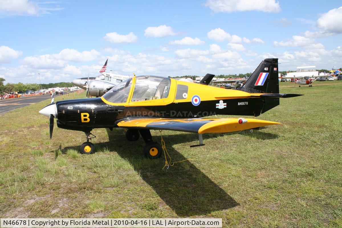 N46678, 1975 Scottish Aviation Bulldog Series 120 Model 125 C/N 413, Scottish Aviation Bulldog BH120