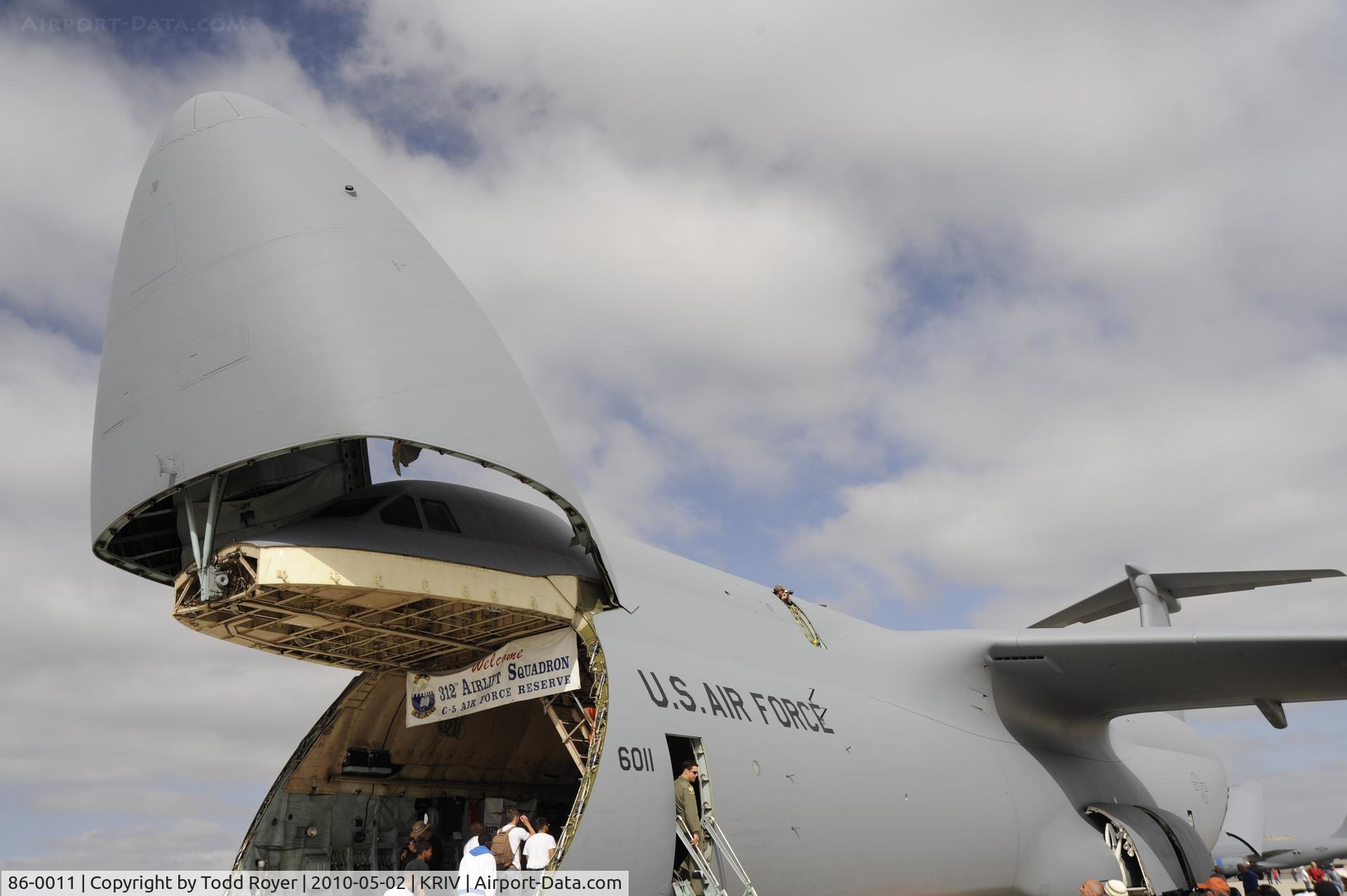 86-0011, 1986 Lockheed C-5M Super Galaxy C/N 500-0097, March Field Airfest 2010