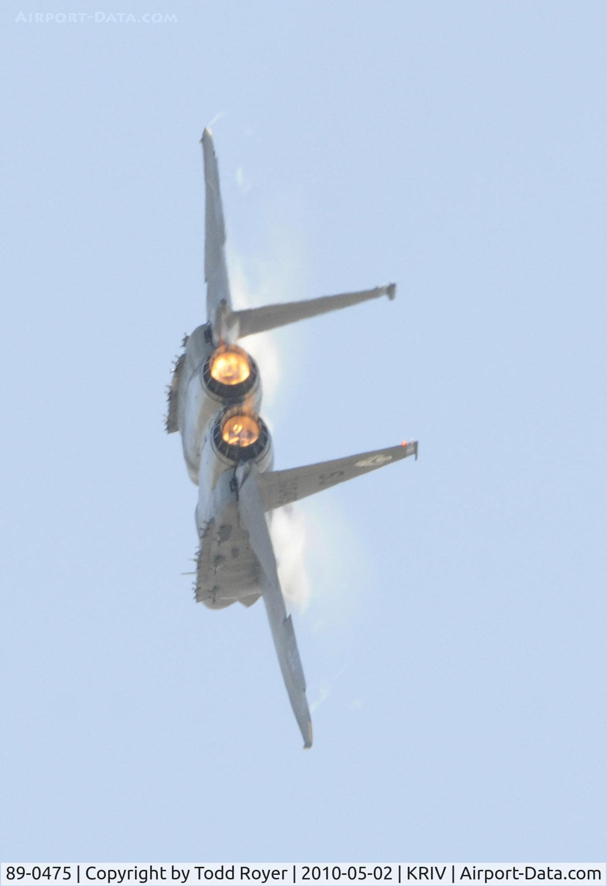 89-0475, 1989 McDonnell Douglas F-15E Strike Eagle C/N 1122/E097, March Field Airfest 2010