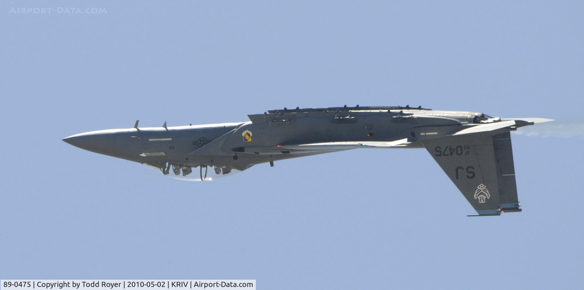 89-0475, 1989 McDonnell Douglas F-15E Strike Eagle C/N 1122/E097, March Field Airfest 2010