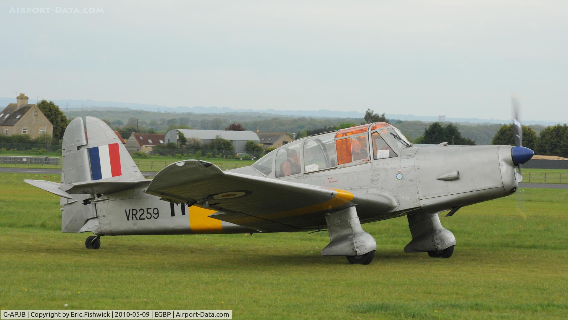 G-APJB, 1948 Percival P-40 Prentice T1 C/N PAC-086, 3. G-APJB at Kemble Airport (Great Vintage Flying Weekend)