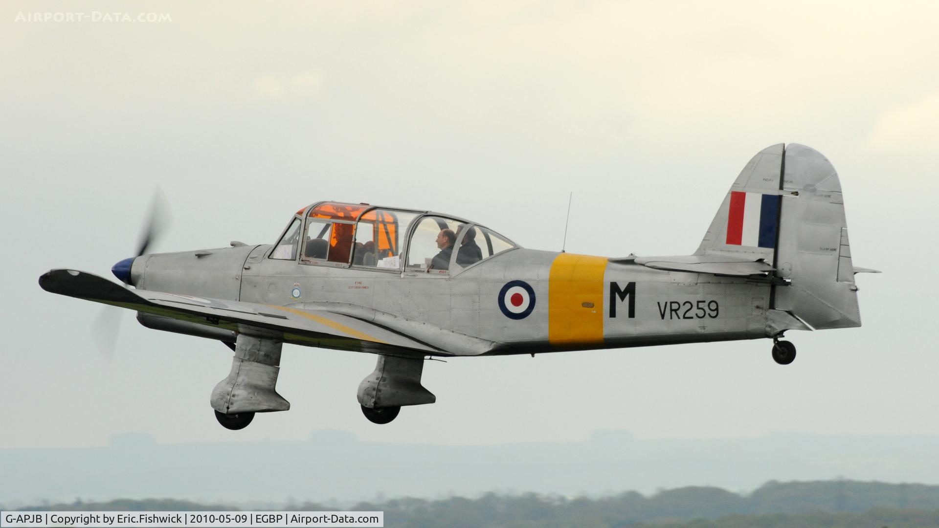 G-APJB, 1948 Percival P-40 Prentice T1 C/N PAC-086, 4. G-APJB at Kemble Airport (Great Vintage Flying Weekend)