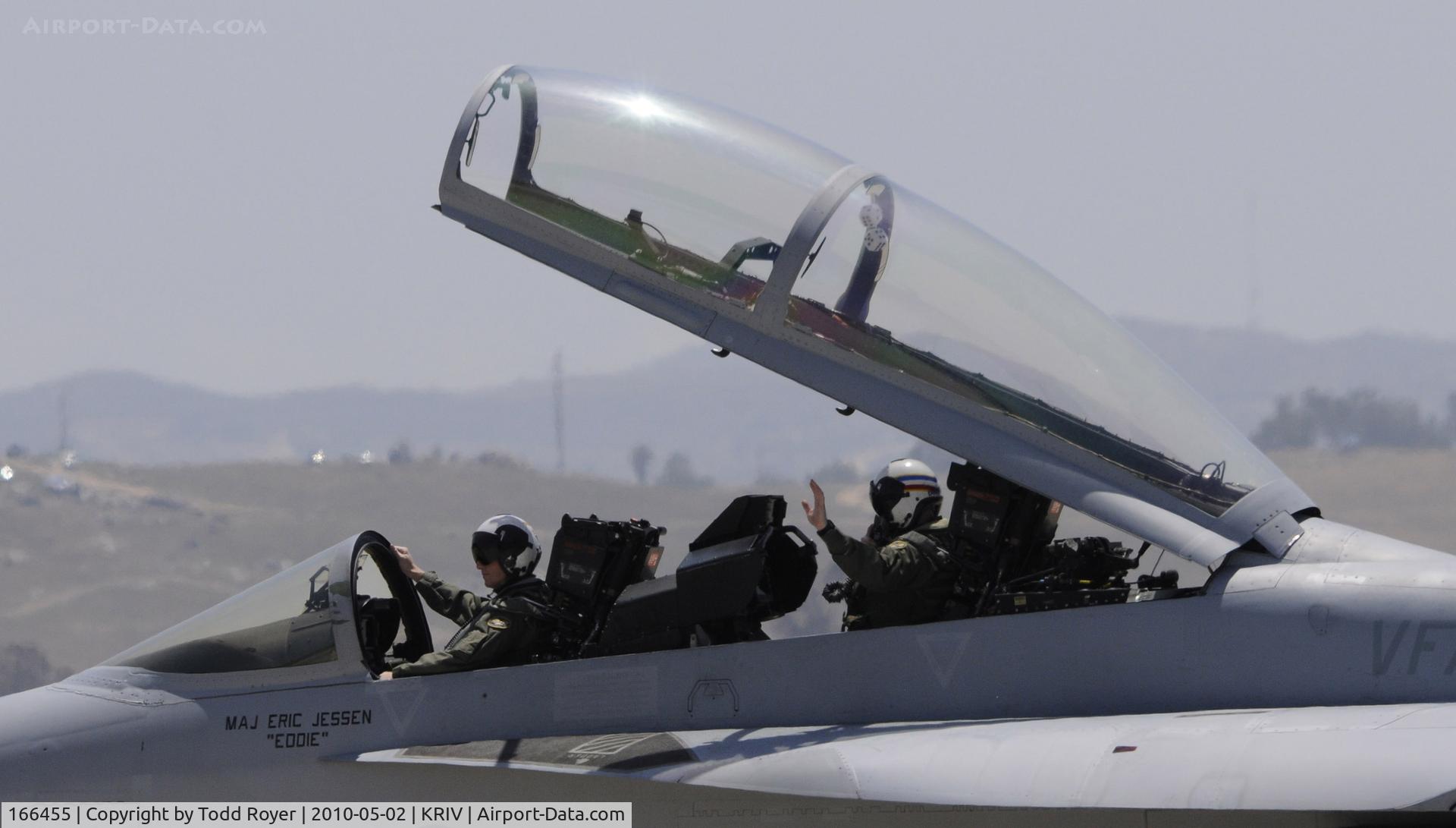 166455, Boeing F/A-18F Super Hornet C/N F090, March Field Airfest 2010