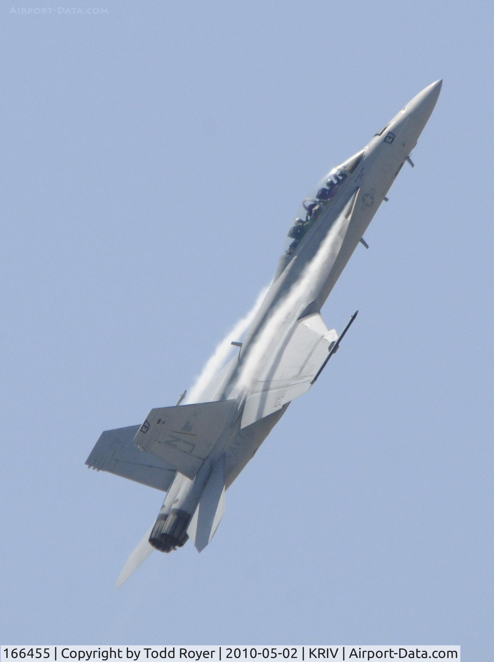 166455, Boeing F/A-18F Super Hornet C/N F090, March Field Airfest 2010
