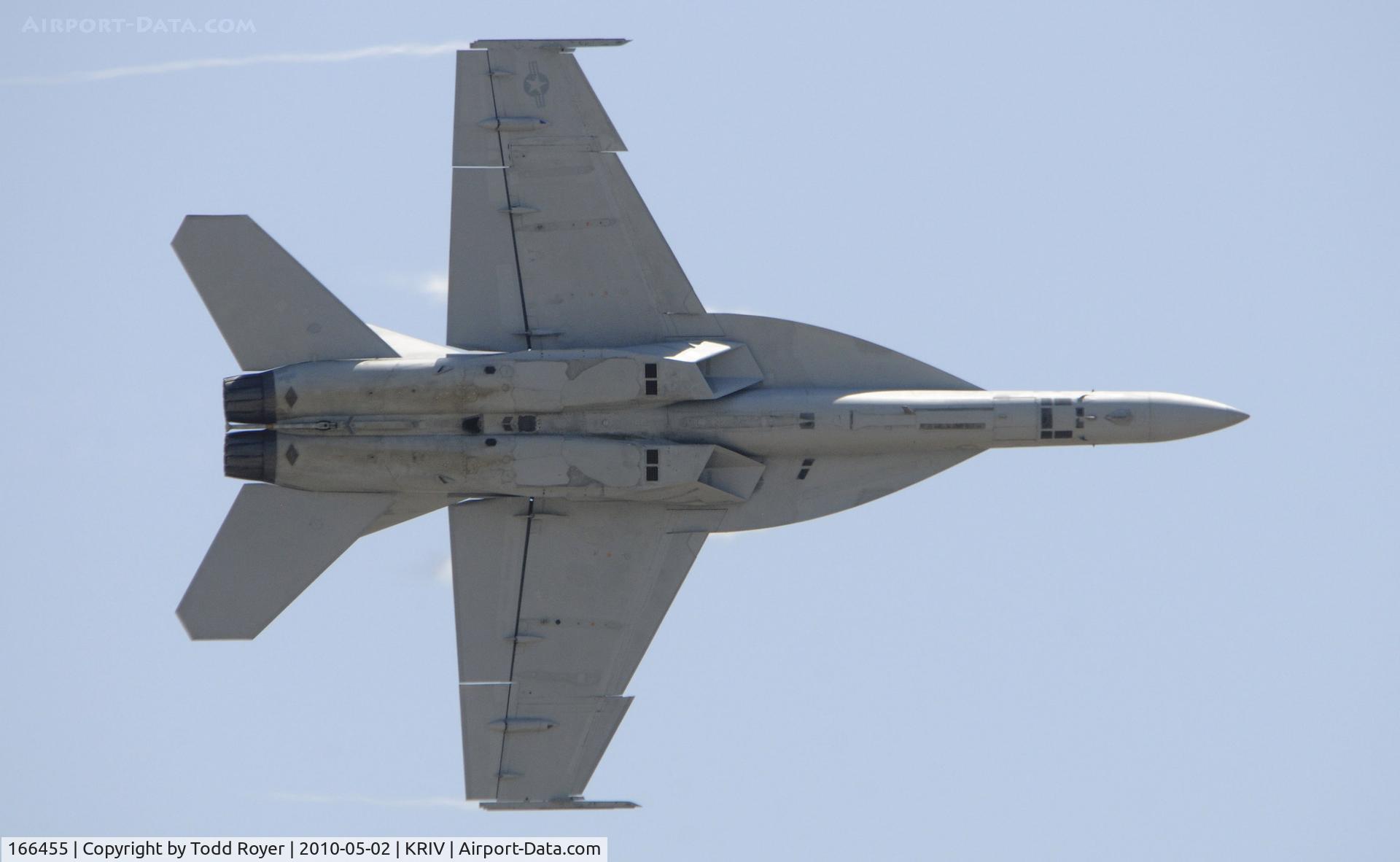 166455, Boeing F/A-18F Super Hornet C/N F090, March Field Airfest 2010